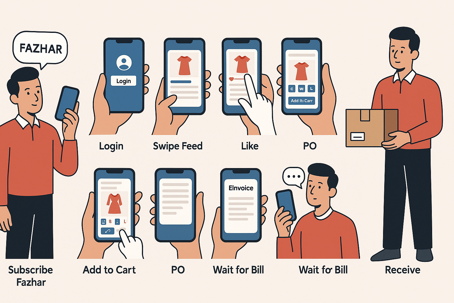 Fazhar retail process journey