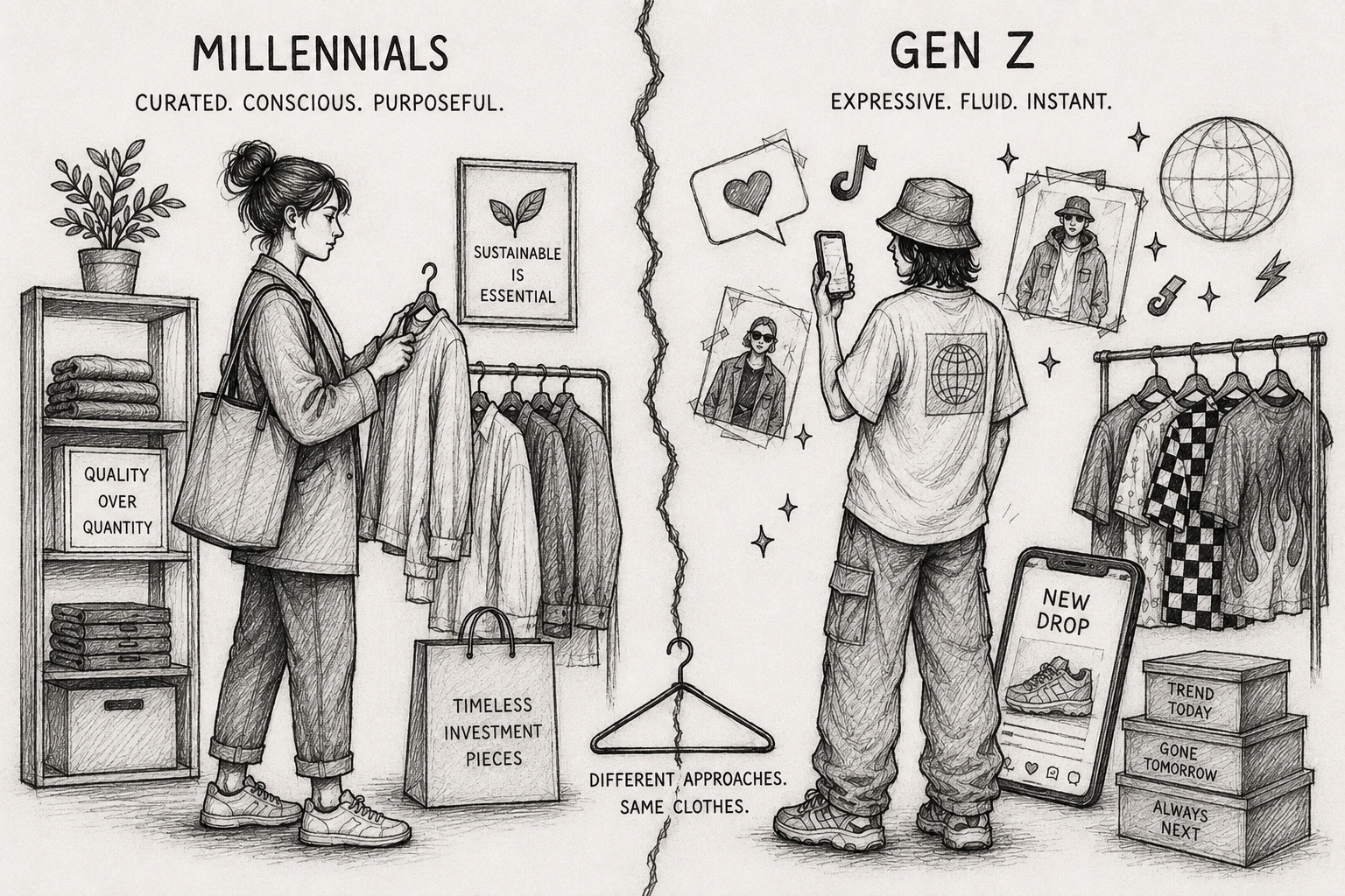 The Apparel Divide: How Millennials and Gen Z Are Rewriting the Fashion Rules